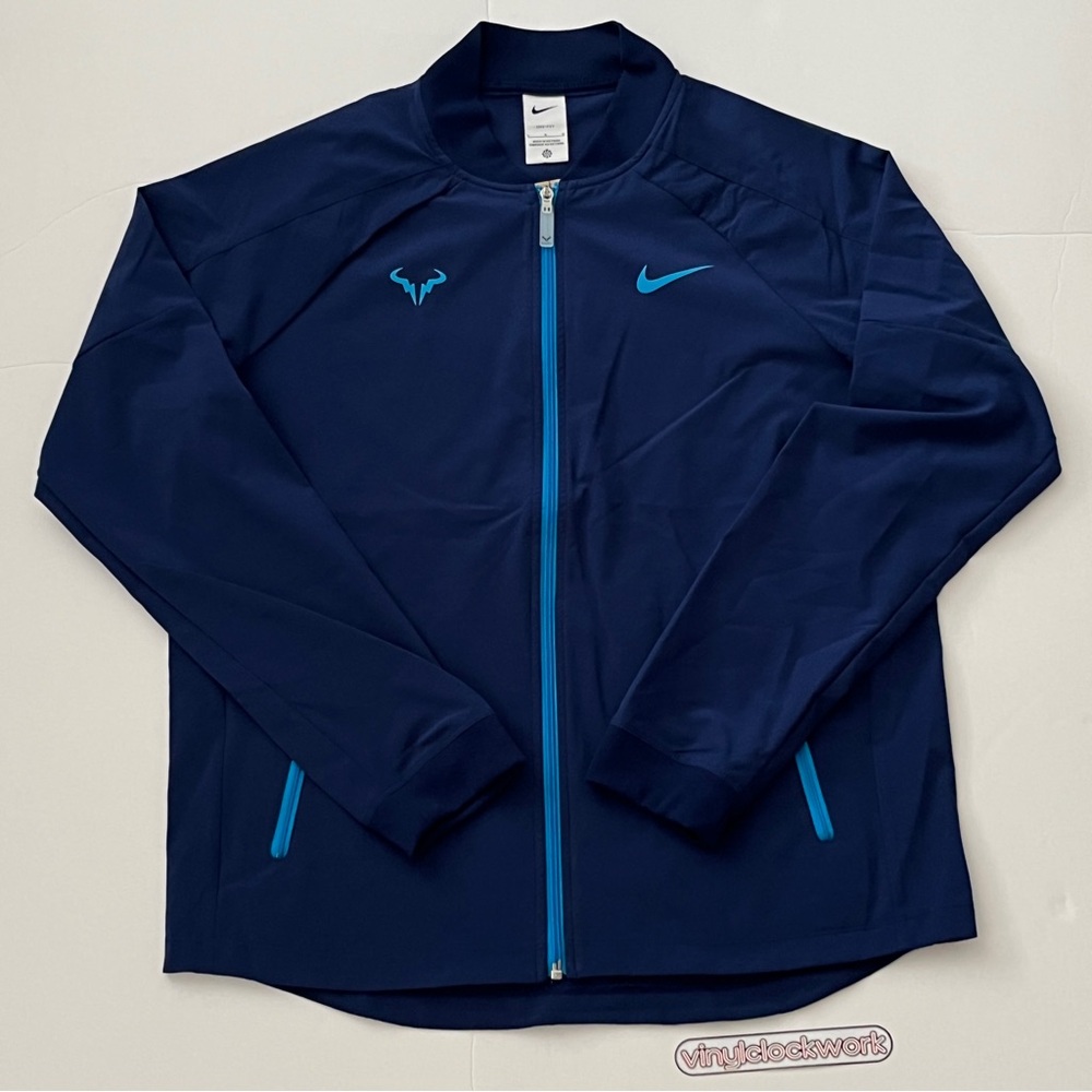 Nike Dri-FIT Rafa Nadal Tennis Jacket Men’s Size Large Blue DV2885-492 $105 NWT - Picture 8 of 8